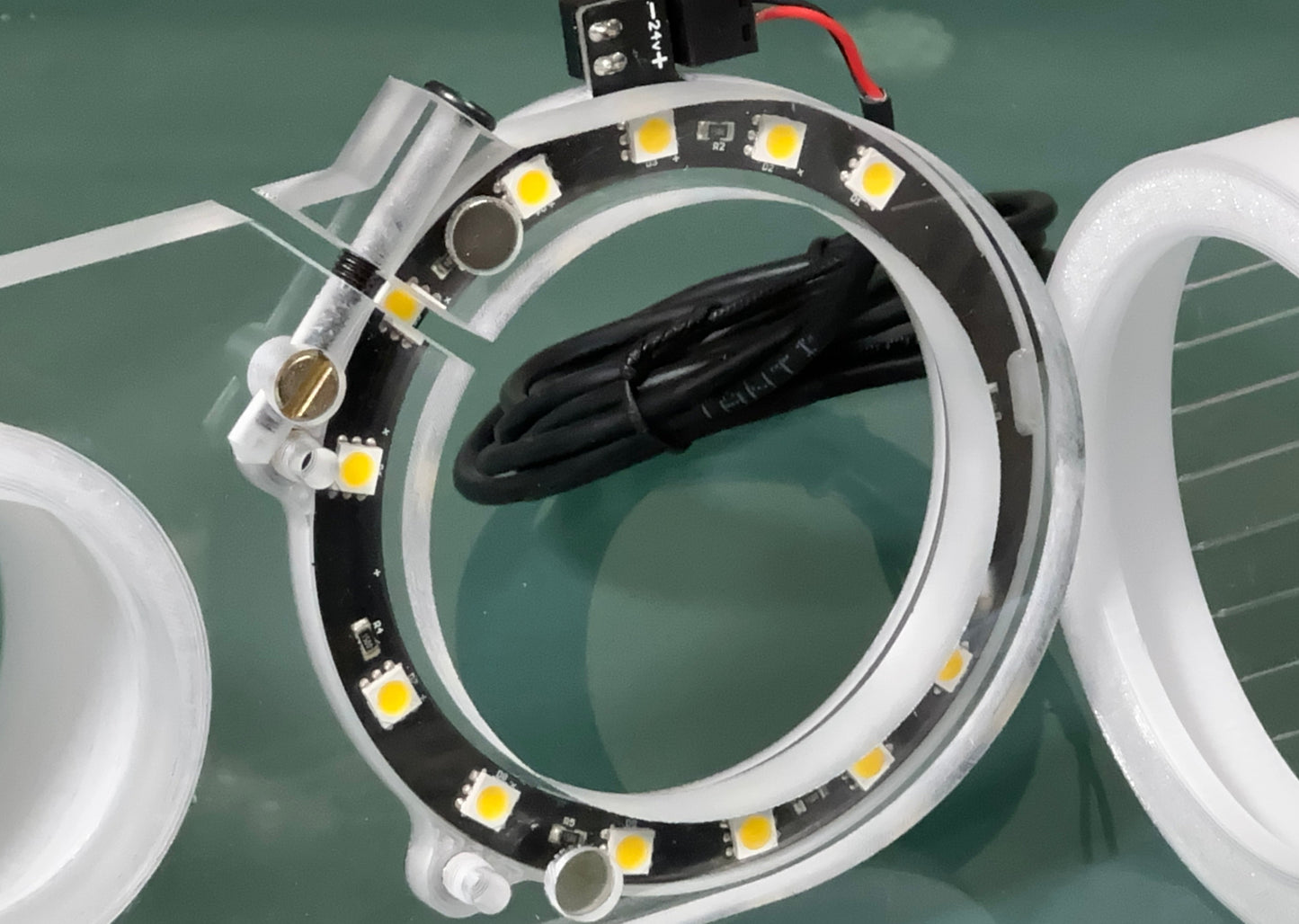 Clear Dust Boot for CNC machine + LED Light Ring