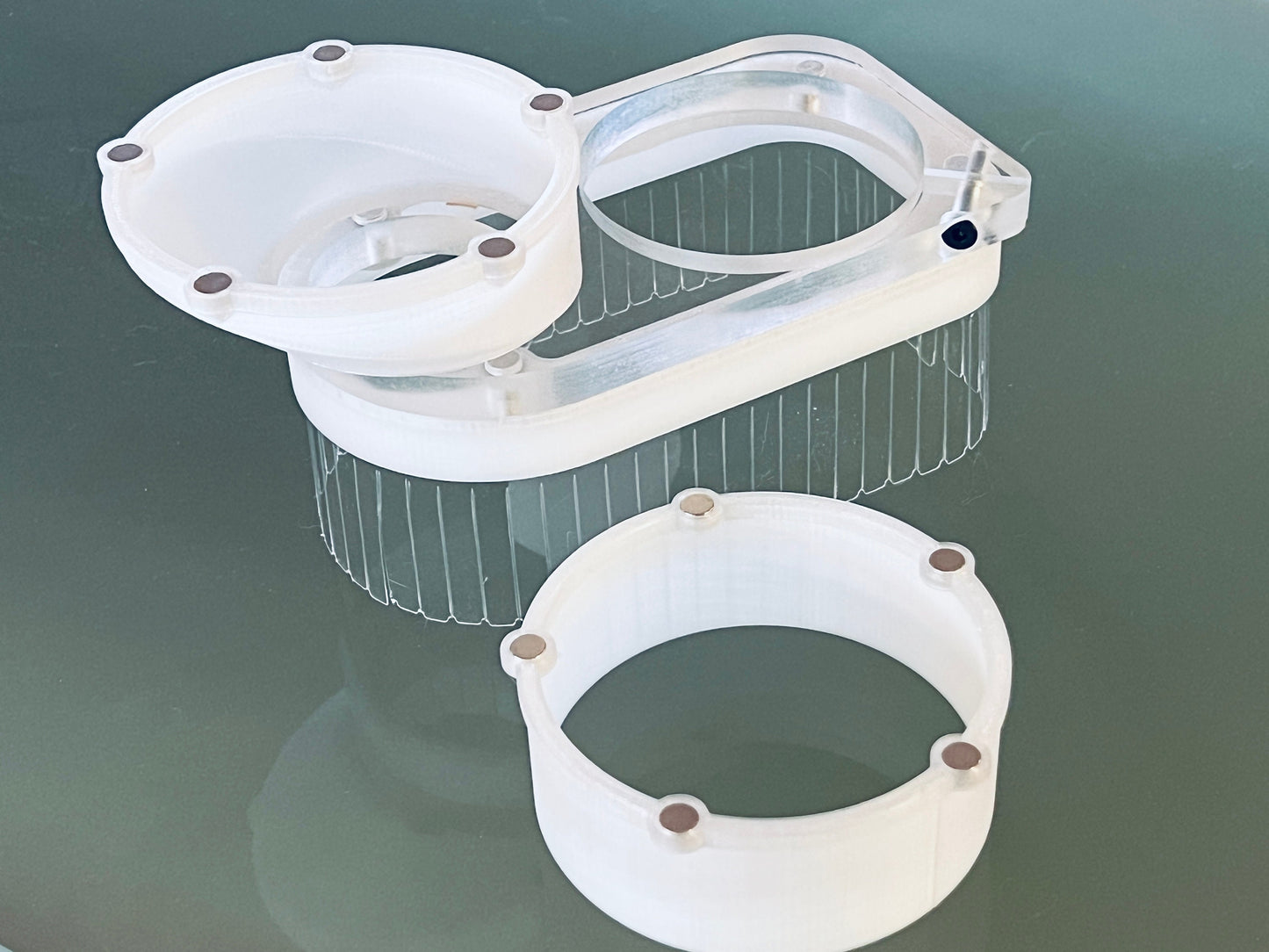 Clear Dust Boot for CNC router - quick disconnect vacuum hose