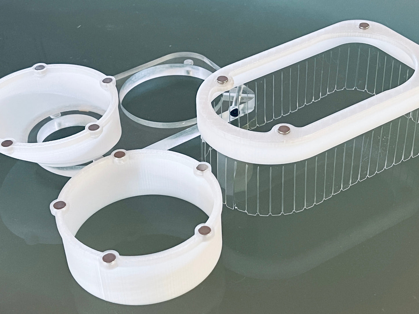 Clear Dust Boot for CNC router - quick disconnect vacuum hose