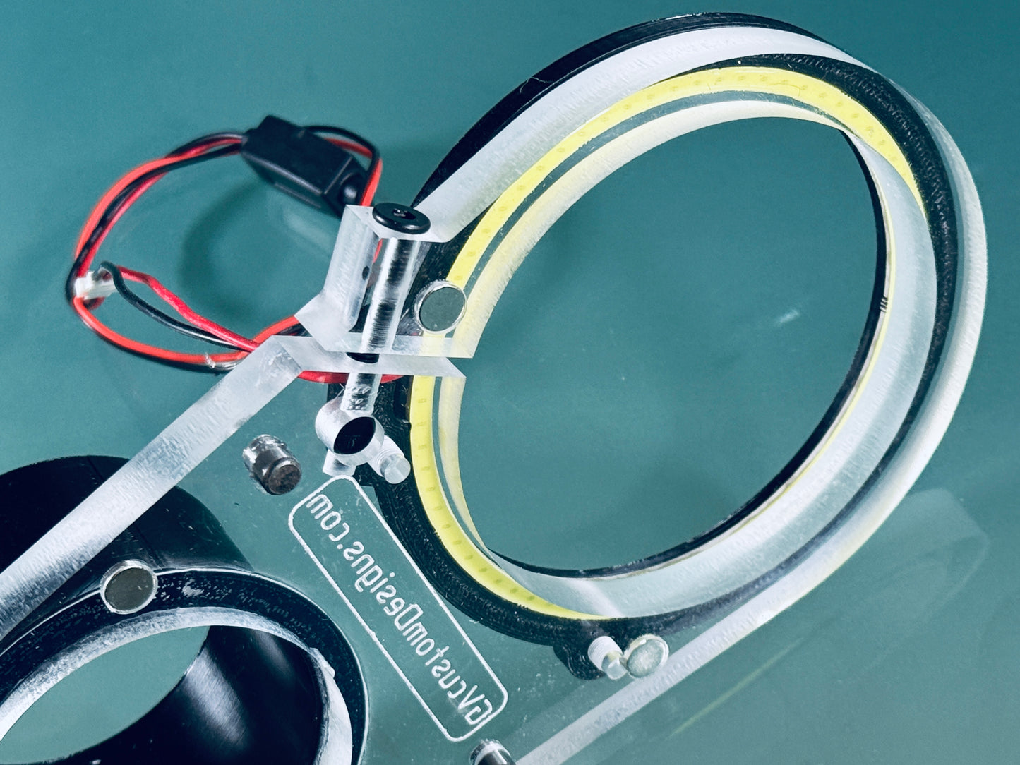 Clear Dust Boot for CNC machine + LED Light Ring