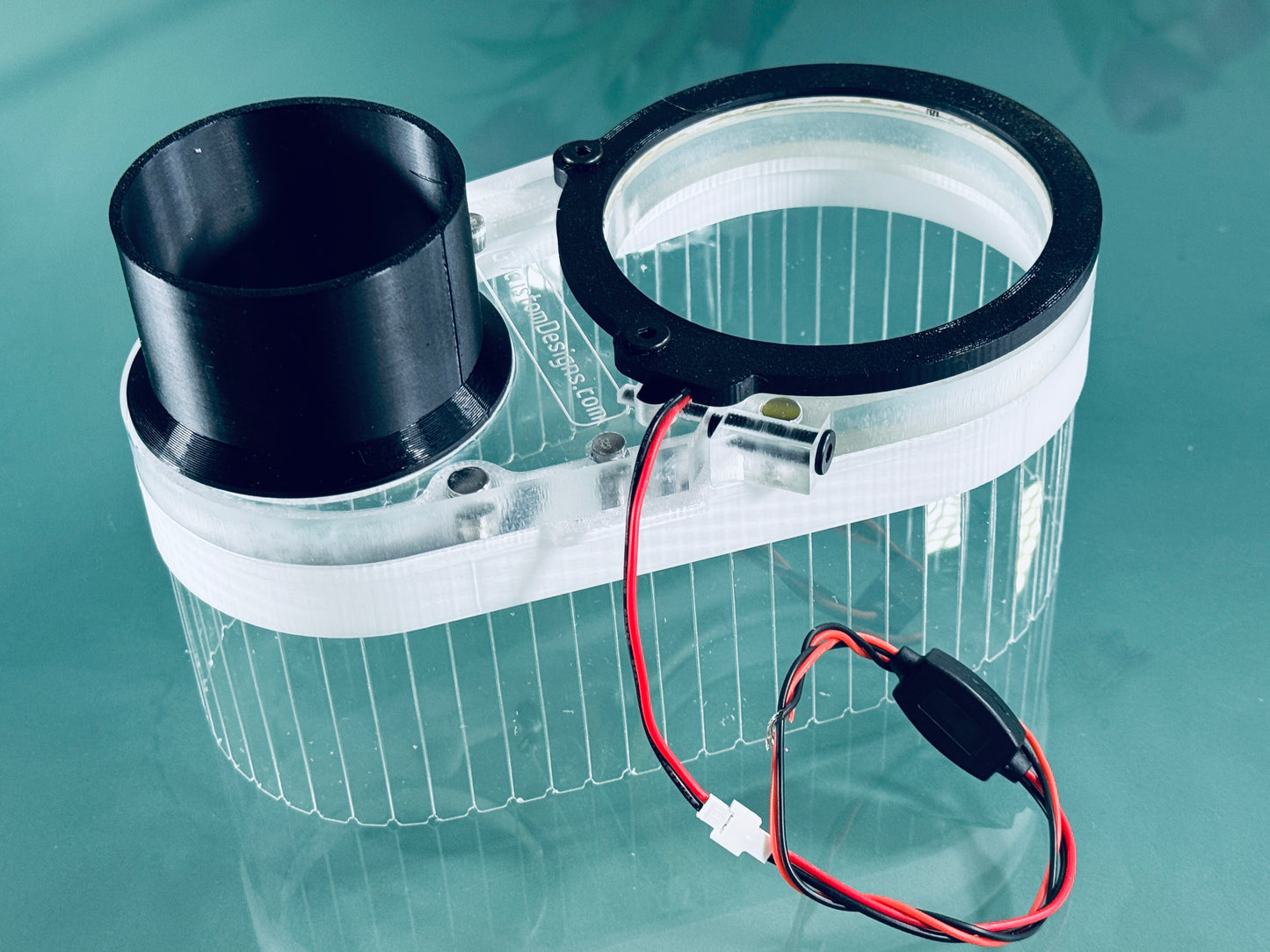 Clear Dust Boot for CNC machine + LED Light Ring