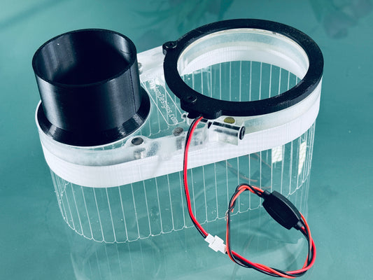 Clear Dust Boot for CNC machine + LED Light Ring