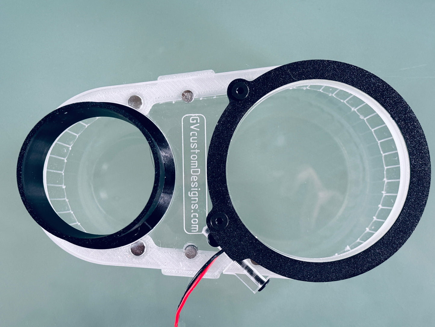 Clear Dust Boot for CNC machine + LED Light Ring