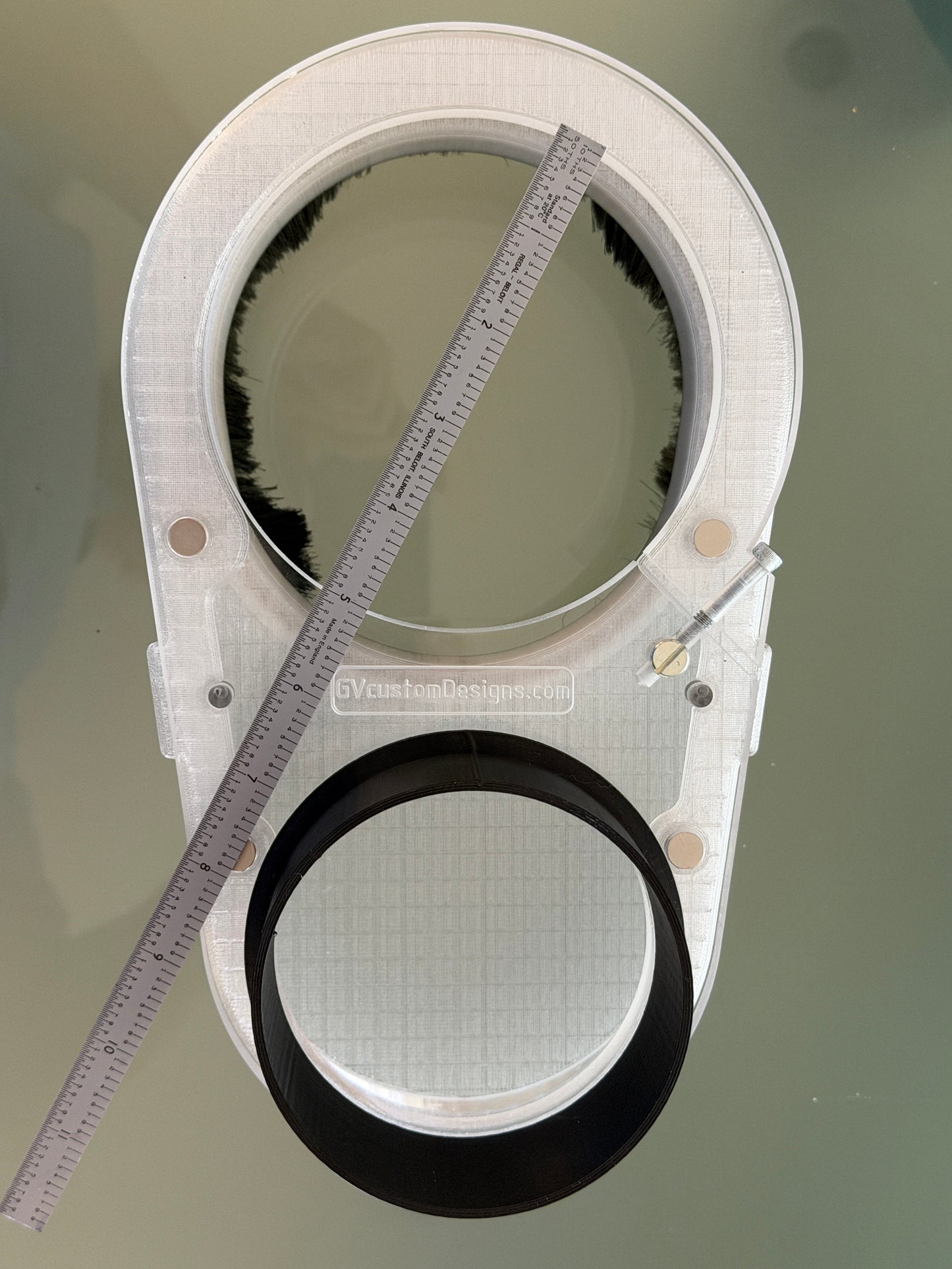 Custom Dust Shoe for Large Size Spindle CNC milling machines - 4" Vacuum Port
