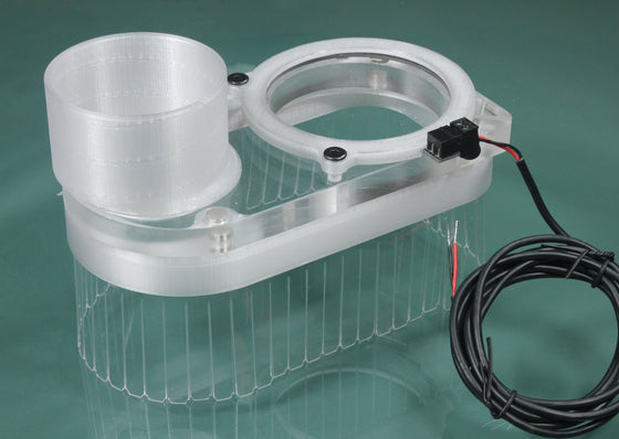 Clear Dust Boot + LED Light Ring for CNC router