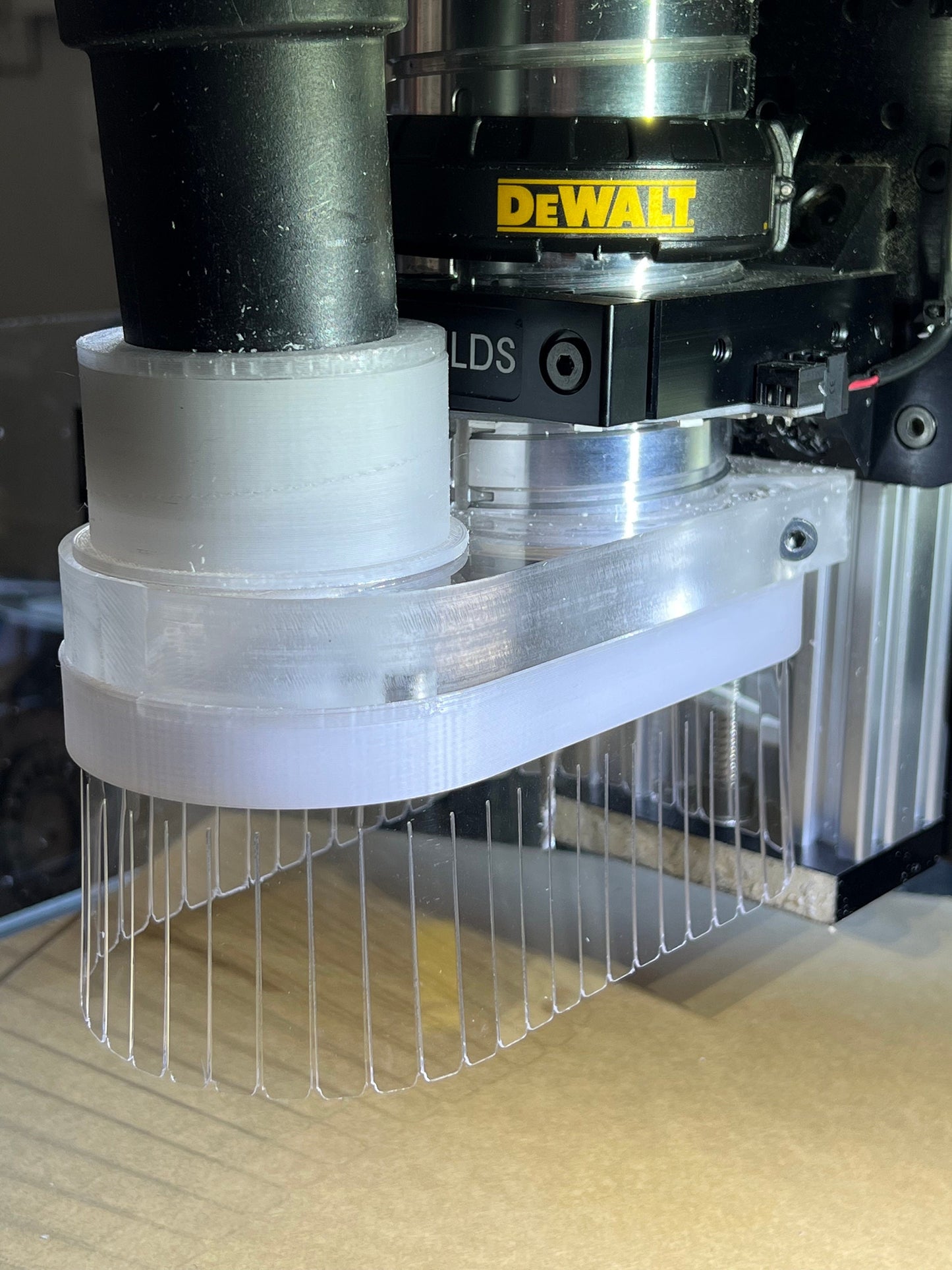 Clear Dust Boot for CNC router